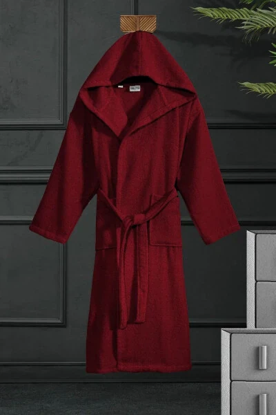 Hooded Bathrobe - Women & Men | 100% Cotton | Durable | Quick Drying | Soft Comfort - MISS PARIS HOME (1)
