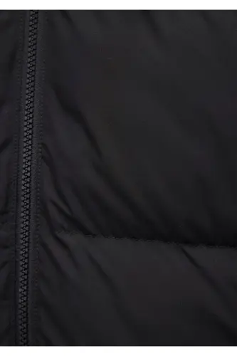 Hooded Black Puffer Jacket 0110349-900 - 6