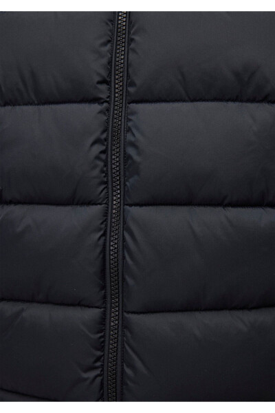 Hooded Black Puffer Vest Regular Fit 010442-900 - 16