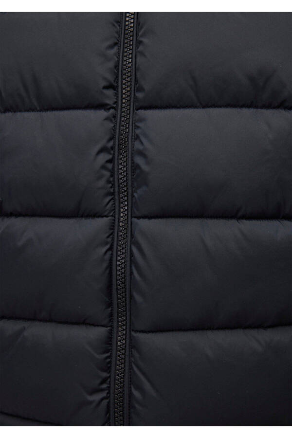 Hooded Black Puffer Vest Regular Fit 010442-900 - 8