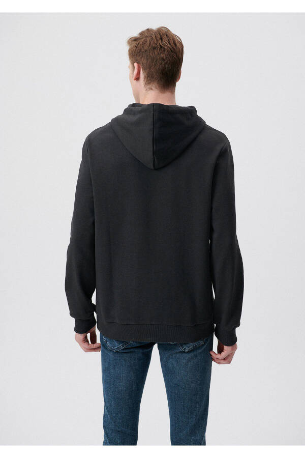 Hooded Black Sweatshirt 0611577-71379 - 8