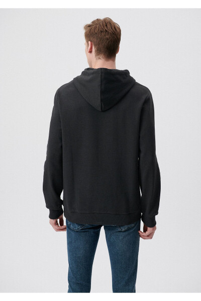 Hooded Black Sweatshirt 0611577-71379 - 3