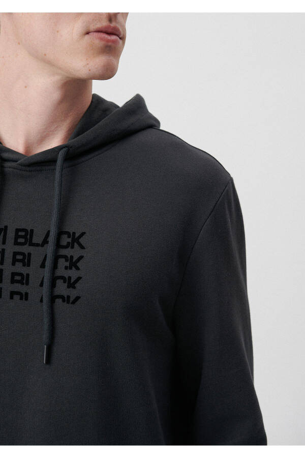 Hooded Black Sweatshirt 0611577-71379 - 4