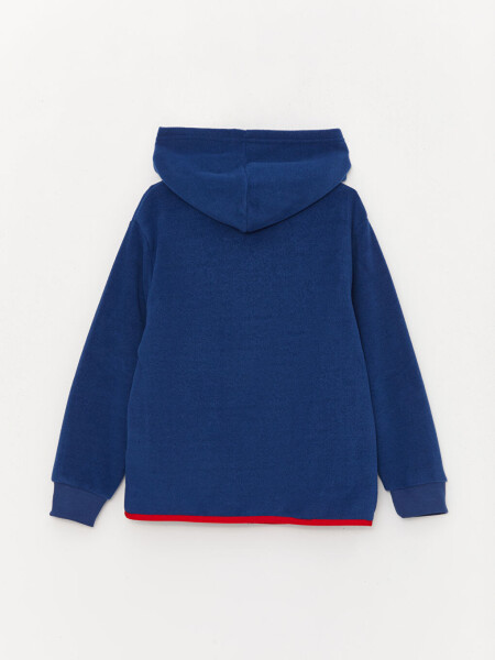 Hooded Boys Fleece Zip-Up Sweatshirt - 10