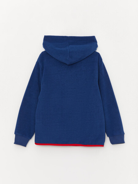 Hooded Boys Fleece Zip-Up Sweatshirt - 18