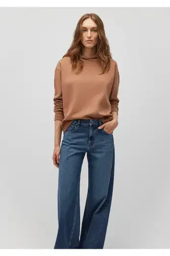 Hooded Brown Sweatshirt 1S10191-70374 - 1