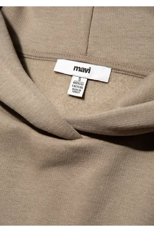 Hooded Brown Sweatshirt 1S10191-80656 - 6