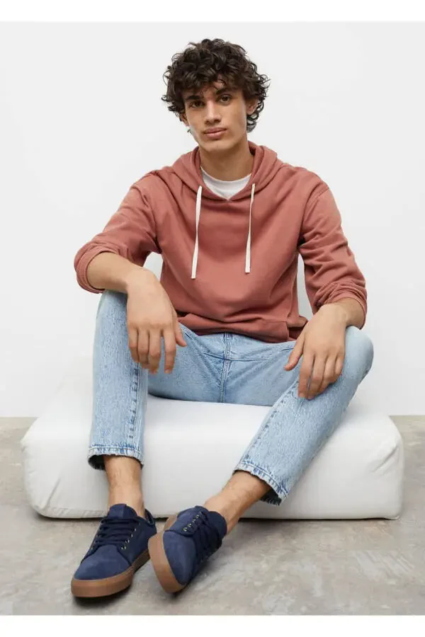 Hooded Cotton Sweatshirt - 5