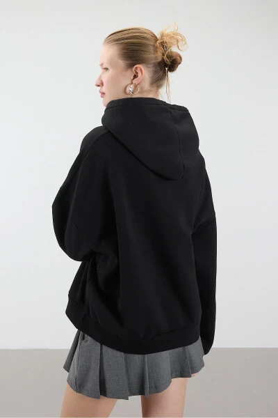 Hooded Fleece Basic Sweatshirt S1596-K5 - 5