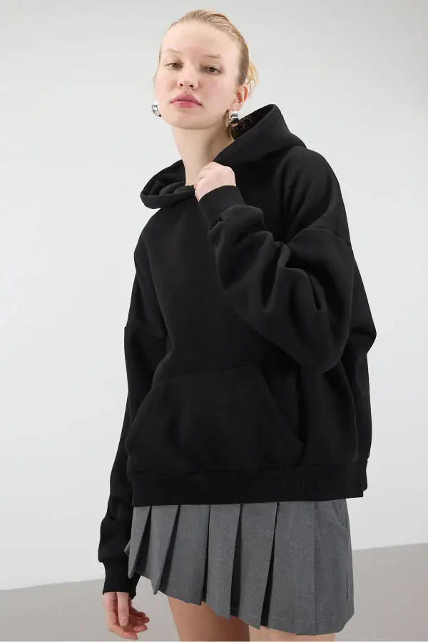 Hooded Fleece Basic Sweatshirt S1596-K5 - 6