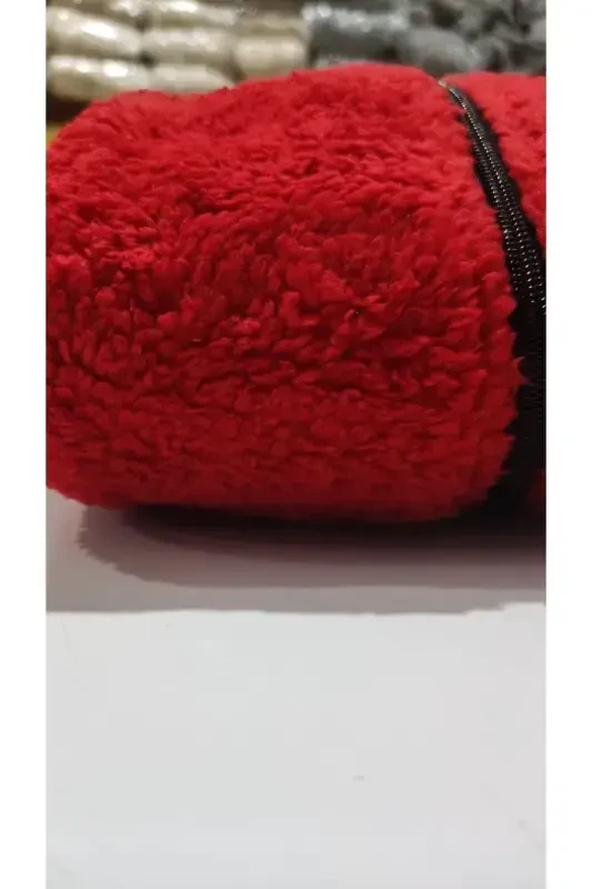 Hooded Girl-Boy Children's Jacket-Red - 6