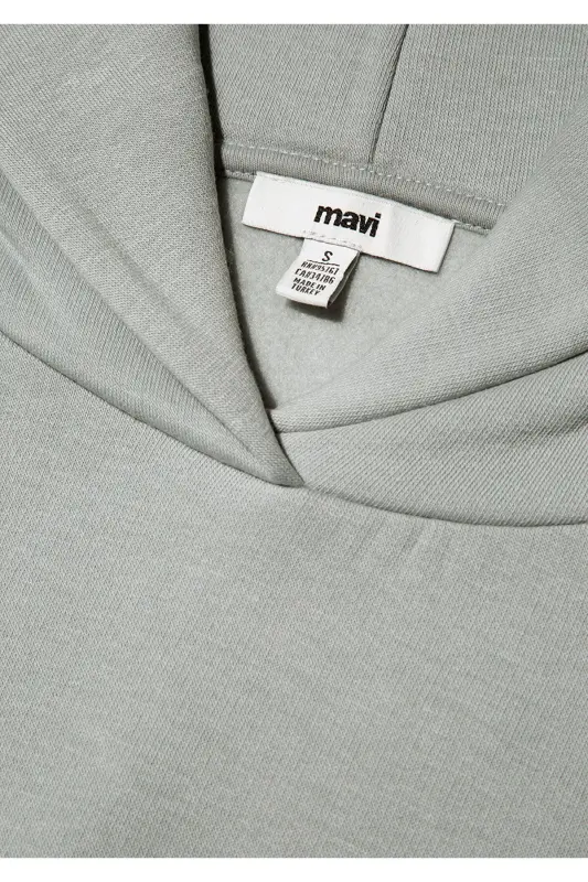 Hooded Gray Sweatshirt 1S10191-70093-Gray - 6
