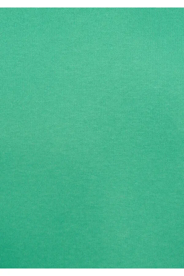 Hooded Green Basic Sweatshirt 167299-71794 - 5