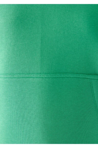 Hooded Green Basic Sweatshirt 167299-71794 - 6