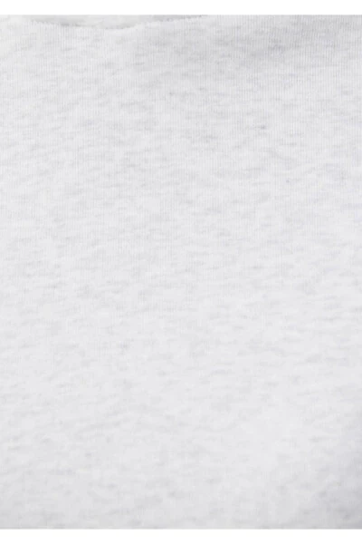 Hooded Grey Basic Sweatshirt 1611771-80196 - 24