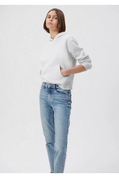 Hooded Grey Basic Sweatshirt 1611771-80196 - MAVI