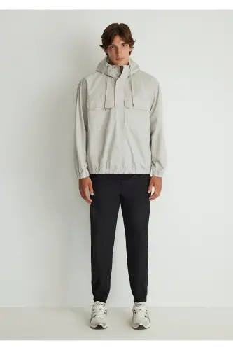 Hooded Grey Sweatshirt (0211155-70144) - MAVI (1)