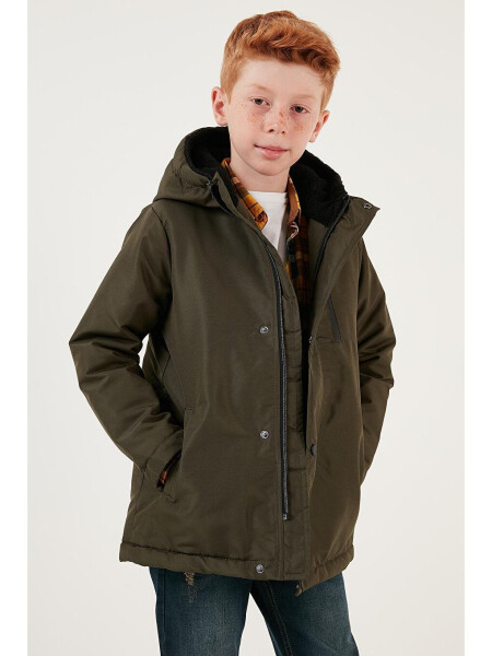 Hooded Jacket with Zippered Pockets 6492325 - 6