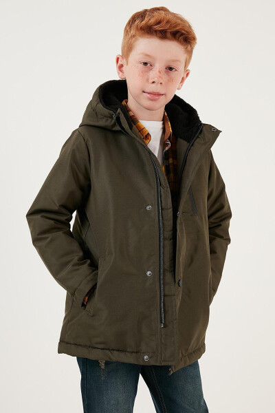 Hooded Jacket with Zippered Pockets 6492325 - 11