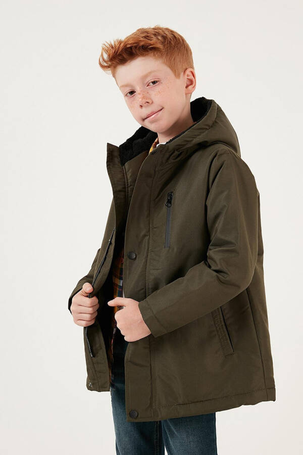 Hooded Jacket with Zippered Pockets 6492325 - 14