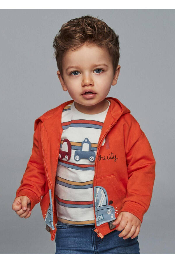 Hooded Knit Cardigan for Baby Boy - 9