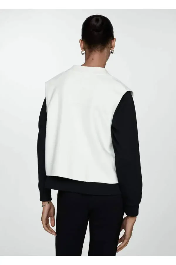 Hooded Knitted Vest - 4