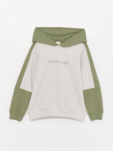 Hooded Long Sleeve Boys Sweatshirt and Tracksuit Bottoms - 21