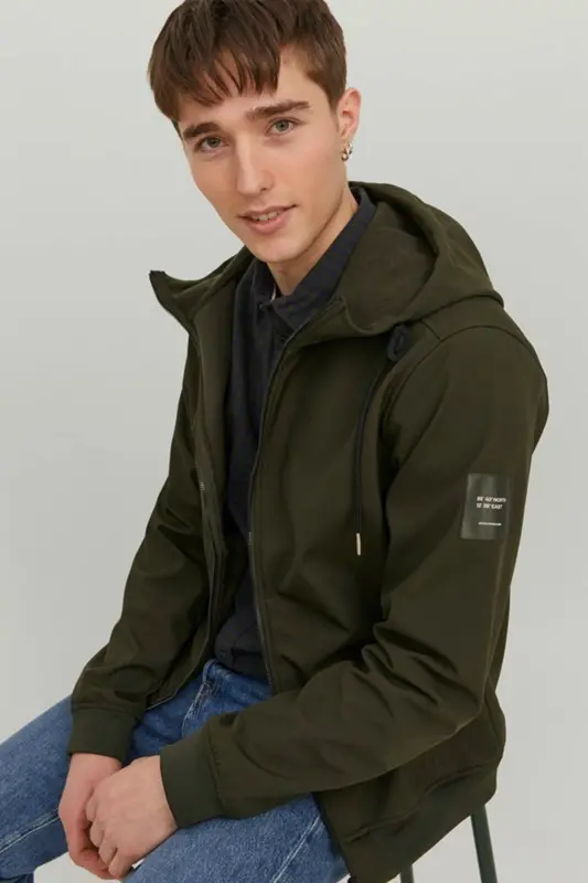 Hooded Men's Jacket-resin - 2