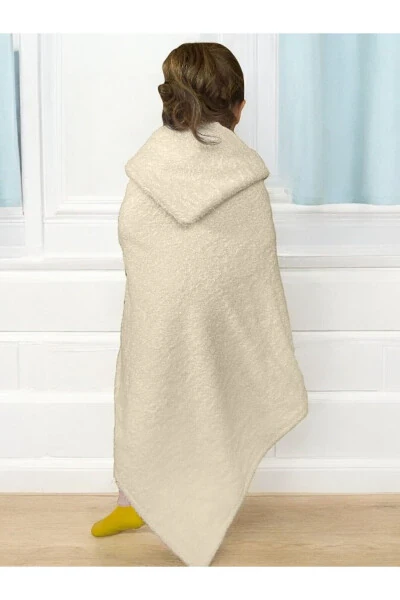 Hooded Muslin Baby Toddler Towel Swaddle Bath Towel Cotton Beach Towel Double-Sided Use - JOYOUS MOM KIDS (1)