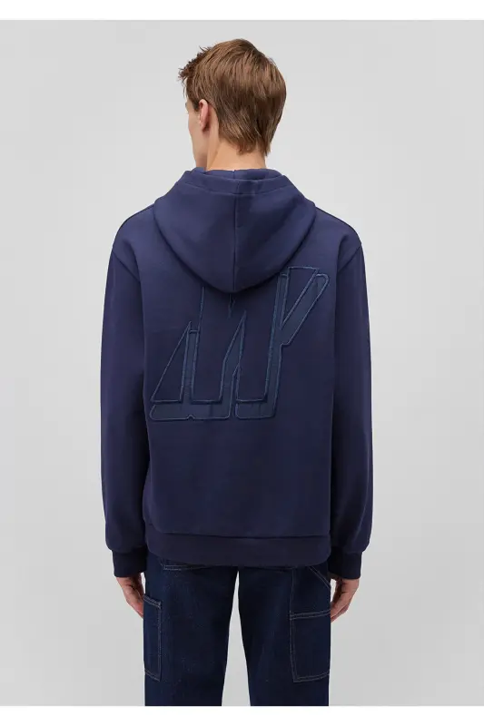 Hooded Navy Sweatshirt - 5