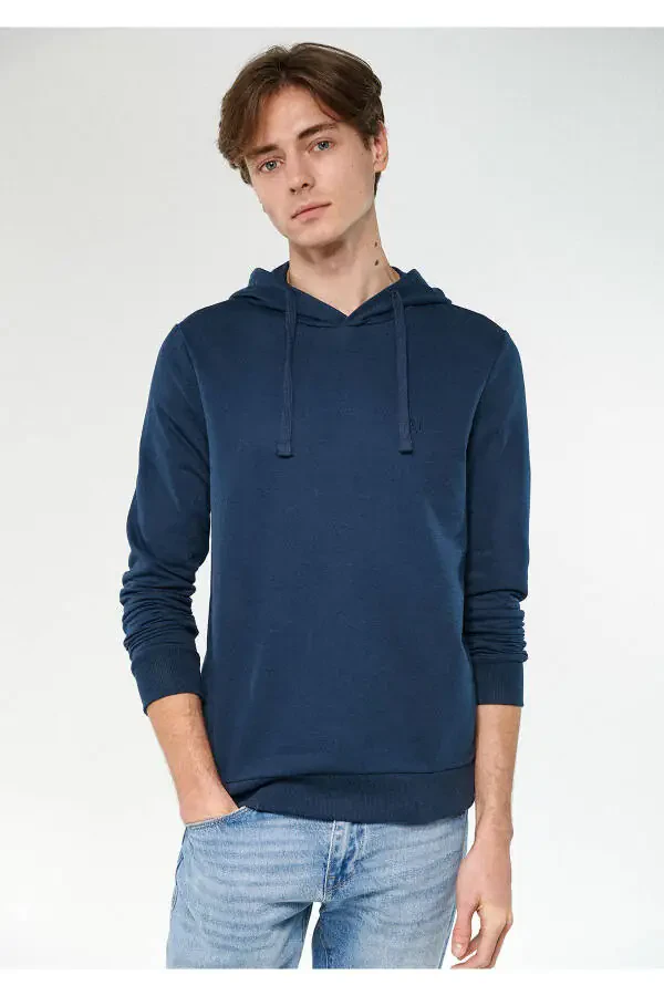 Hooded Navy Sweatshirt 8806229743 - 5