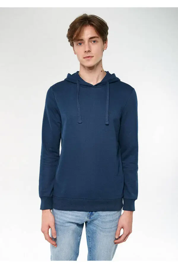 Hooded Navy Sweatshirt 8806229743 - 1