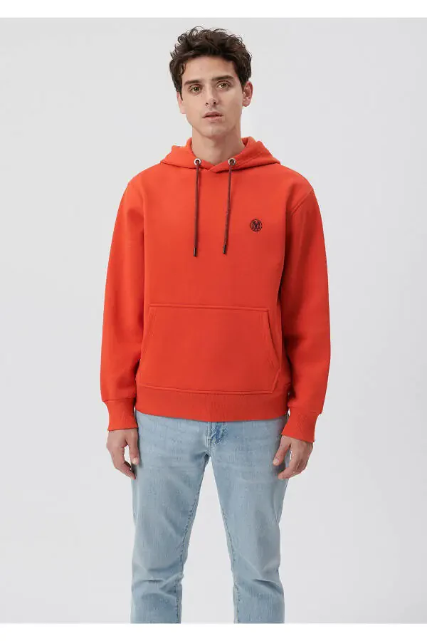 Hooded Orange Basic Sweatshirt 065809-70456 - 3