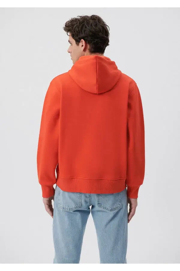 Hooded Orange Basic Sweatshirt 065809-70456 - 4