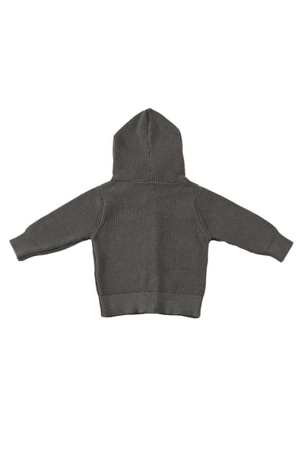 Hooded Organic Cotton Baby & Kids Hoodie Grey - 2