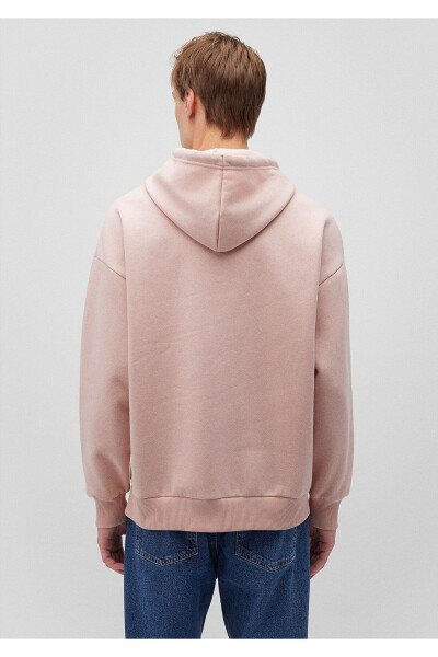 Hooded Pink Sweatshirt with Logo Print 067149-71150 - 16