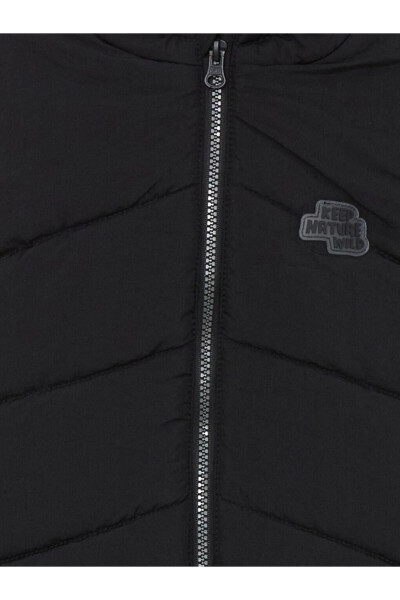 Hooded Printed Baby Boy Puffer Vest - LC WAIKIKI (1)