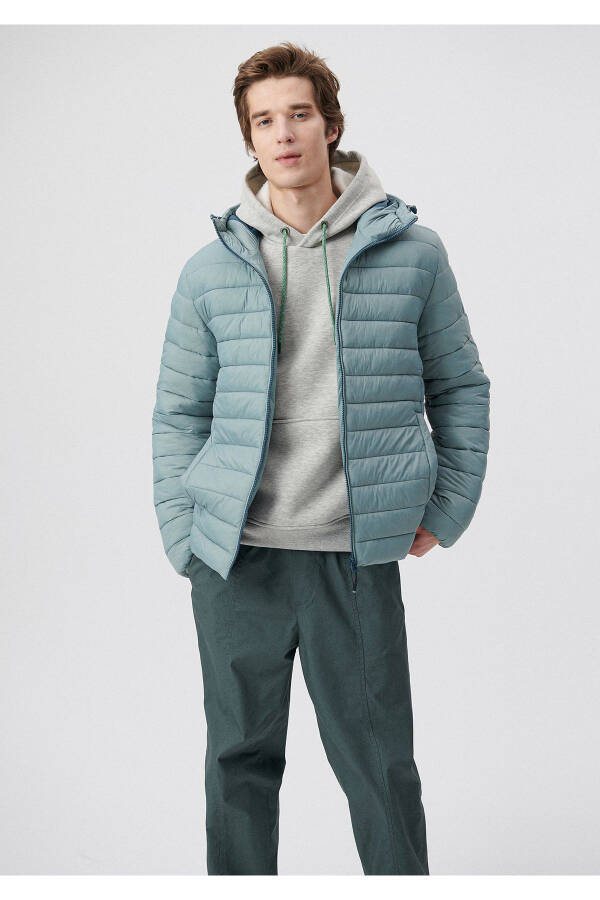 Hooded puffer jacket (0110197-70118) - 1