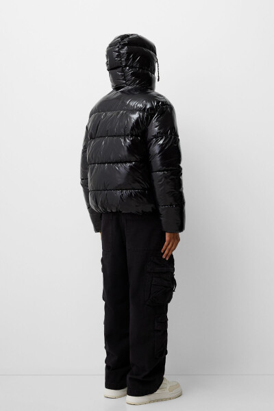 Hooded Puffer Jacket - 3