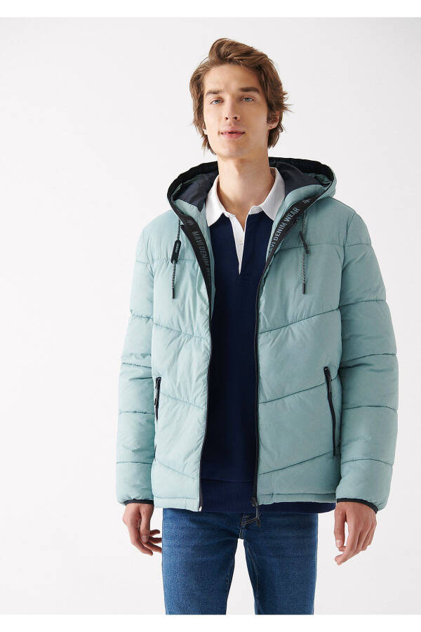 Hooded Puffer Jacket (Regular Fit) - 1