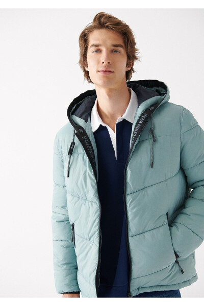 Hooded Puffer Jacket (Regular Fit) - 2