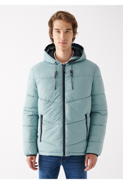 Hooded Puffer Jacket (Regular Fit) - 3