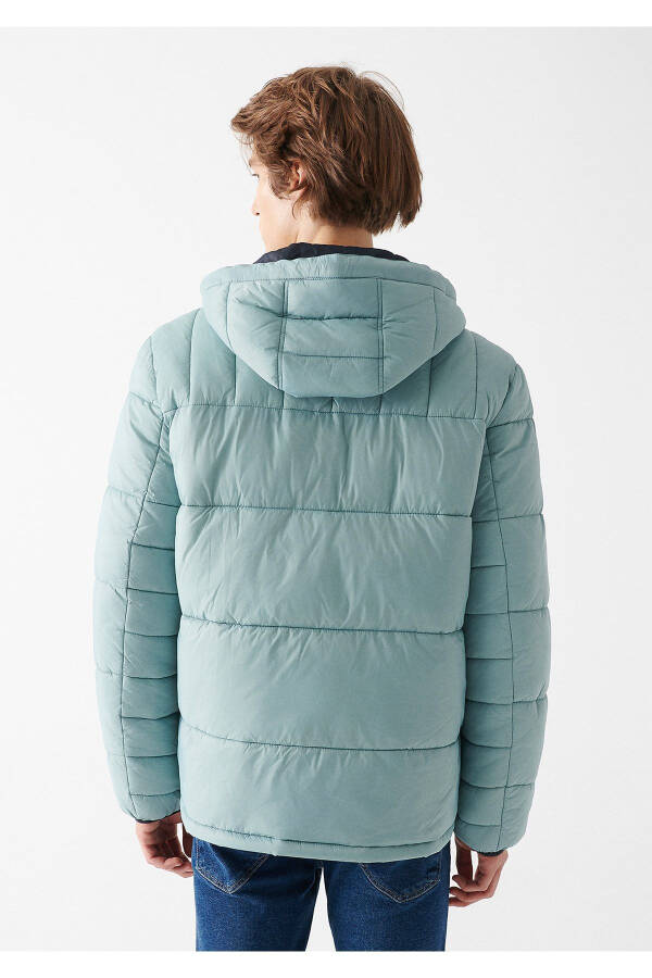 Hooded Puffer Jacket (Regular Fit) - 4