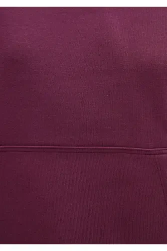 Hooded Purple Basic Sweatshirt 167299-70670 - 7