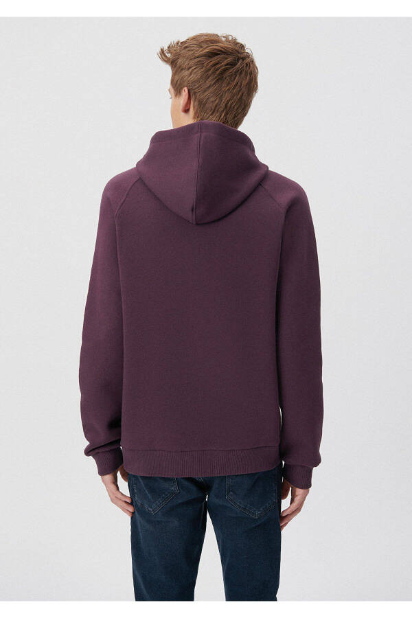 Hooded Purple Sweatshirt (0s10015-70434) - 4