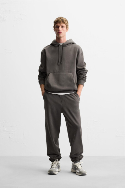 Hooded Sweatshirt - Anthracite Grey - 17