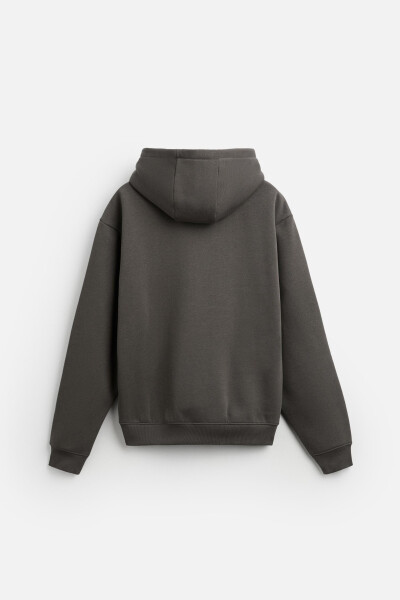 Hooded Sweatshirt - Anthracite Grey - 23