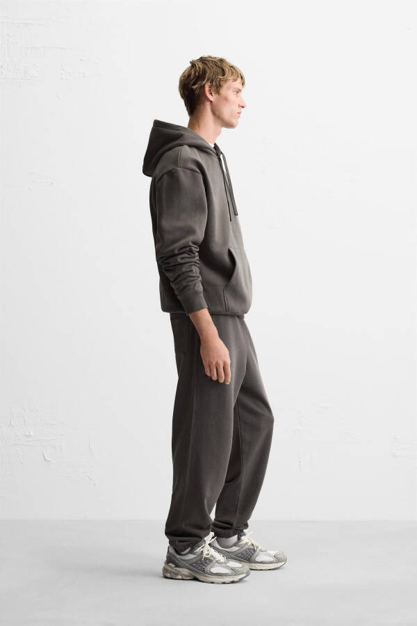 Hooded Sweatshirt - Anthracite Grey - 12