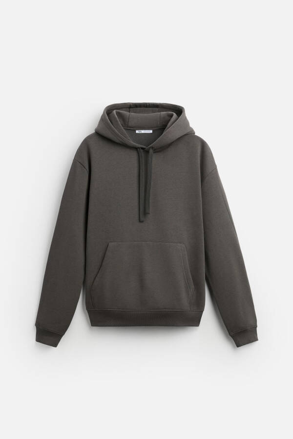 Hooded Sweatshirt - Anthracite Grey - 6