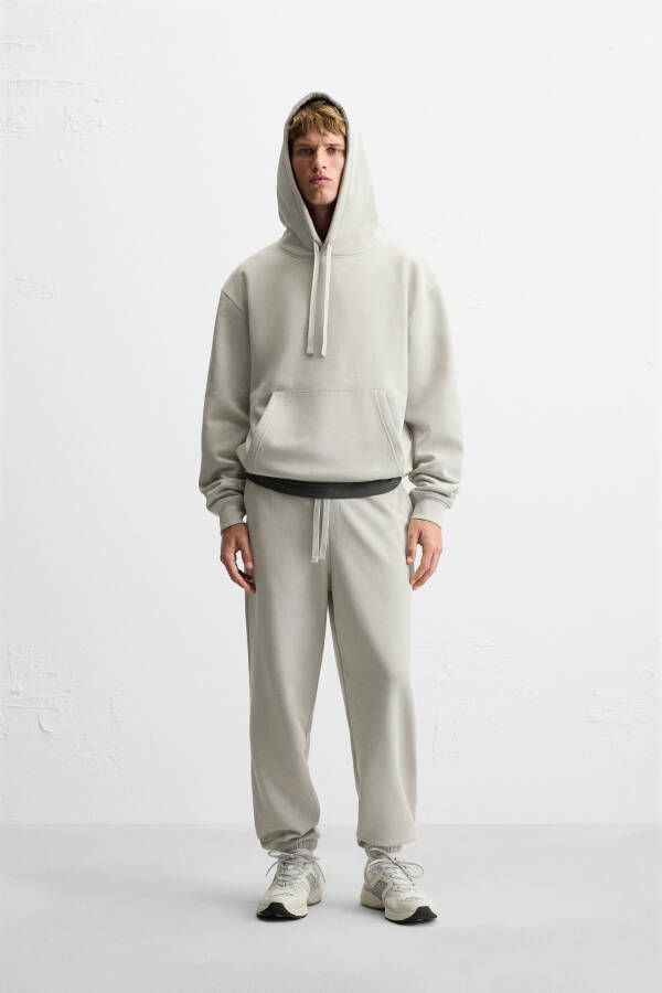 Hooded Sweatshirt - Ice - 1